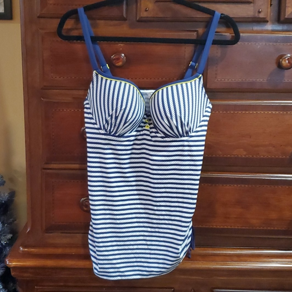 Cleo nautical tankini top.